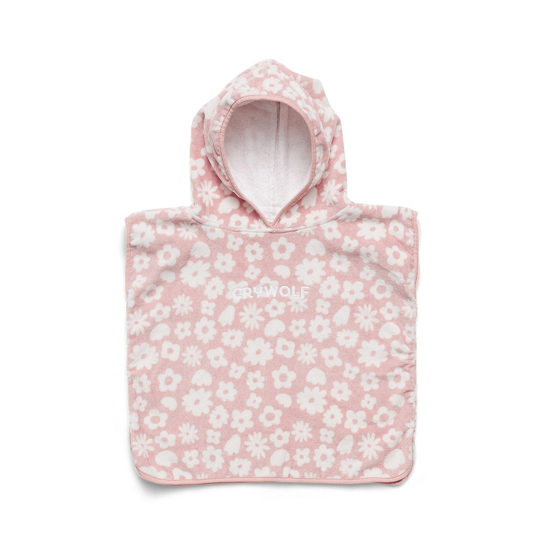 BABY HOODED TOWEL Blush Floral