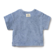 Load image into Gallery viewer, Dusty Blue Terry Tee
