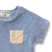 Load image into Gallery viewer, Dusty Blue Terry Tee
