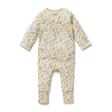 Load image into Gallery viewer, Bella Floral Zipsuit with Feet
