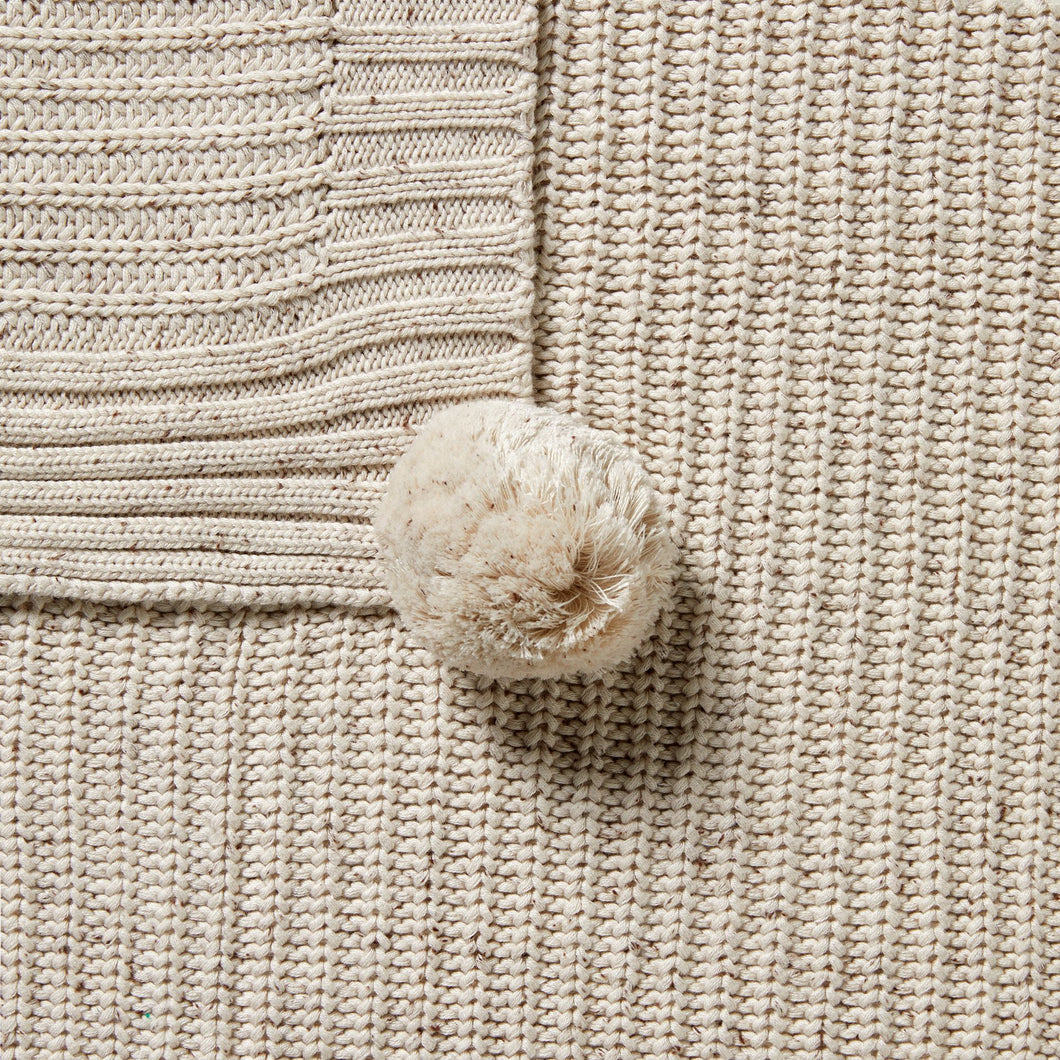 Cookie and Cream Knit Blanket